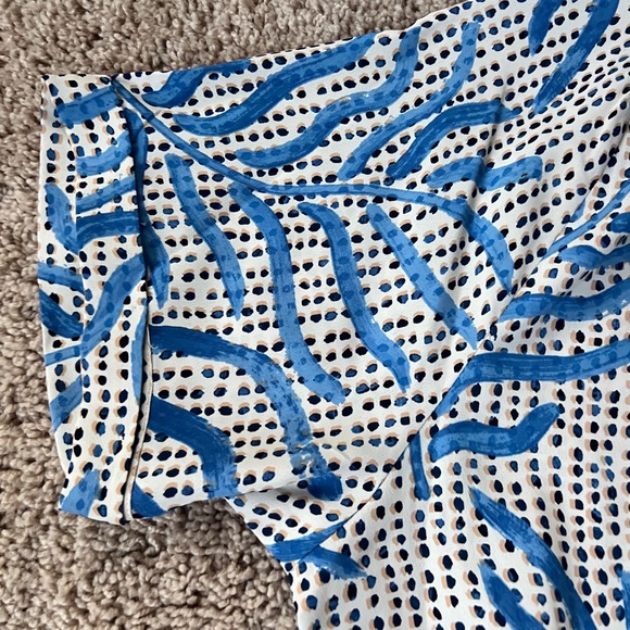 NIC+ZOE Blue and White Midi Dress - Picture 9 of 14